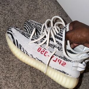 Yeezy Boost 350 V2 Zebra with Red Accents